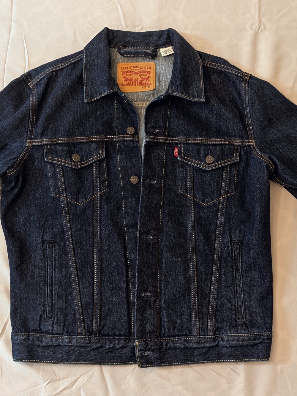Levi's Dark Blue Denim Jacket - 72334-0134 - Medium
